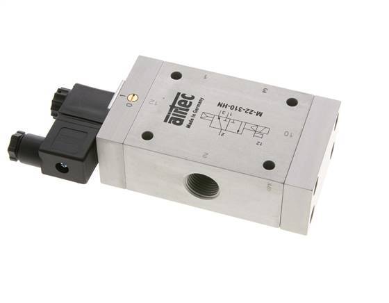 3/2 G1/2'' NC Solenoid Valve 24V DC 1-10bar/14-140psi Airtec