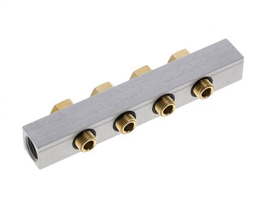 Manifold 4-Station 3/2 5/2 5/3way Airtec M04/P04