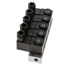 5x3/2 G1/8'' NC Solenoid Valve 24V DC -0.95-10bar/-13.2-140psi Airtec