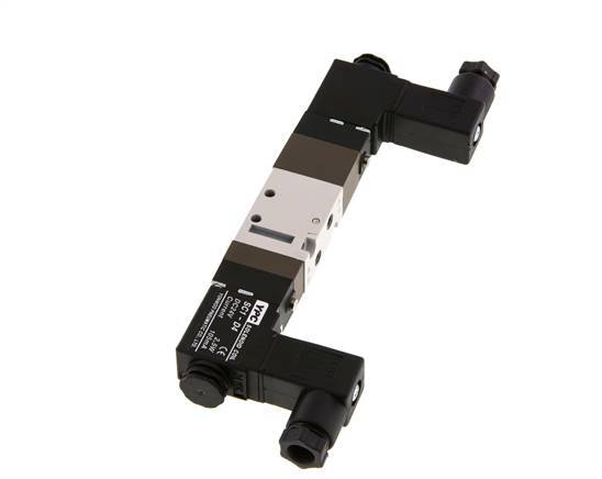 5/3 M5 Pressure Center Solenoid Valve 24V DC 2-10bar/28-140psi YPC