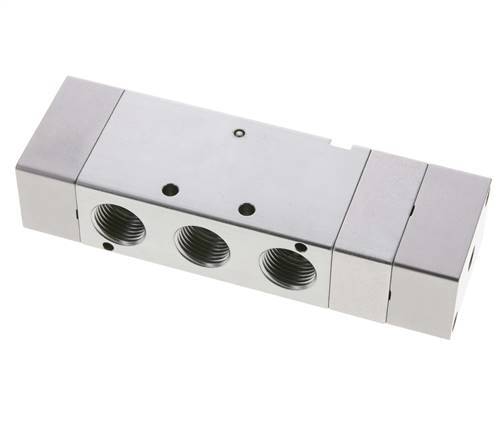5/3 G1/2'' (G1/8'') Center Closed Air Pilot Valve 1.5-8bar/21.0-112psi E.MC