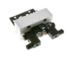 5/3 ISO 5599-3 Exhaust Center Solenoid Valve 230V AC 3-10bar/42-140psi Airtec