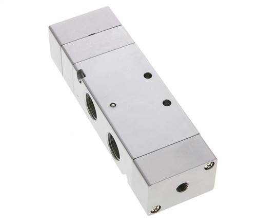5/3 G1/2'' (G1/8'') Pressure Center Air Pilot Valve 1.5-8bar/21.0-112psi E.MC
