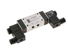 5/3 G1/8'' Exhaust Center Solenoid Valve 24V DC 3-8bar/42-112psi Airtec
