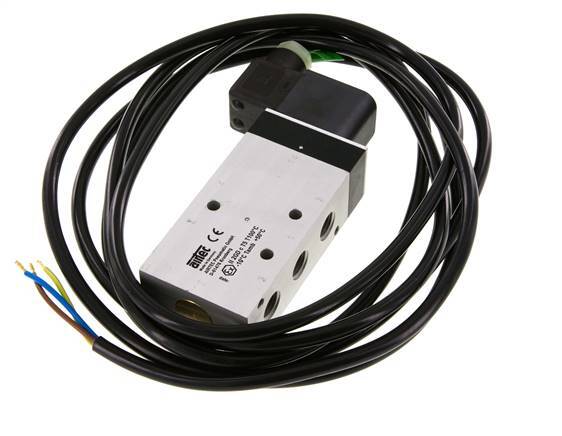 5/2 G1/4'' Solenoid Valve 24V DC ATEX 2.5-10bar/35.0-140psi Airtec