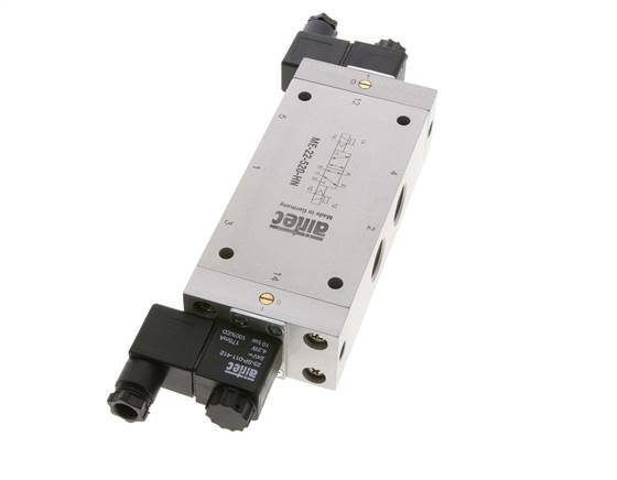 5/2 G1/2'' (G1/8'') Bistable Solenoid Valve External Pilot 230V AC 0-10bar/0-140psi Airtec