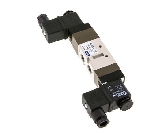 5/3 G1/4'' (G1/8'') Center Closed Solenoid Valve 24V DC 2-10bar/28-140psi YPC
