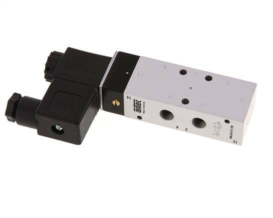 5/2 G1/8'' Solenoid Valve 24V DC 3-10bar/42-140psi Airtec