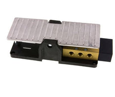 5/3 G1/4'' Exhaust Center Foot Pedal Valve 2.5-10bar/35.0-140psi