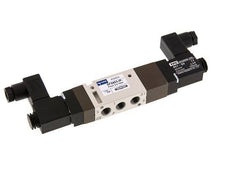 5/3 G1/8'' Exhaust Center Solenoid Valve 24V DC 2-10bar/28-140psi YPC