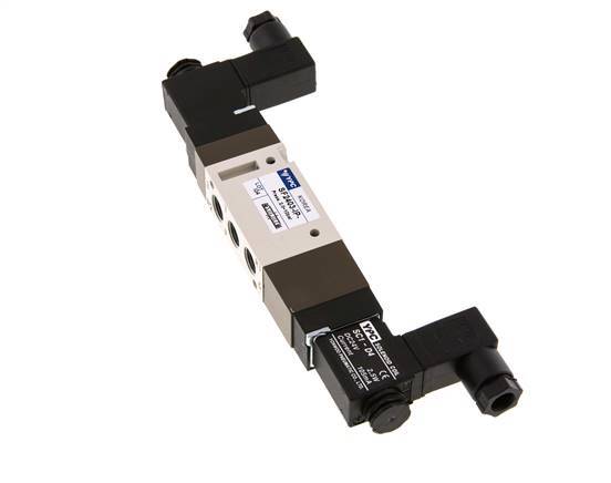 5/3 G1/8'' Exhaust Center Solenoid Valve 24V DC 2-10bar/28-140psi YPC