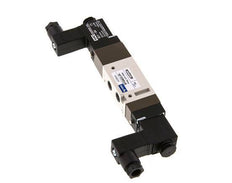 5/3 G1/8'' Exhaust Center Solenoid Valve 24V DC 2-10bar/28-140psi YPC