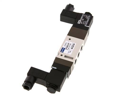 5/3 G1/8'' Exhaust Center Solenoid Valve 24V DC 2-10bar/28-140psi YPC