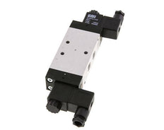 5/3 G1/4'' Center Closed Solenoid Valve 24V DC 3-10bar/42-140psi Airtec