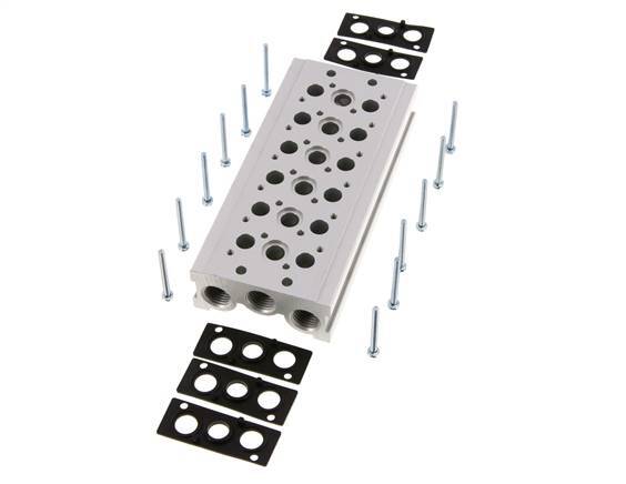 Manifold 6-Station YPC SF2000 5/2 5/3-way
