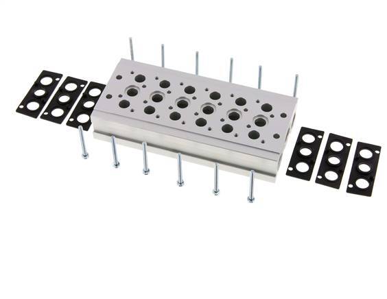 Manifold 6-Station YPC SF2000 5/2 5/3-way