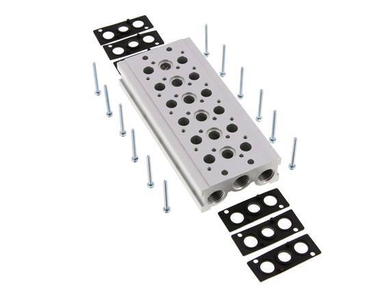 Manifold 6-Station YPC SF2000 5/2 5/3-way