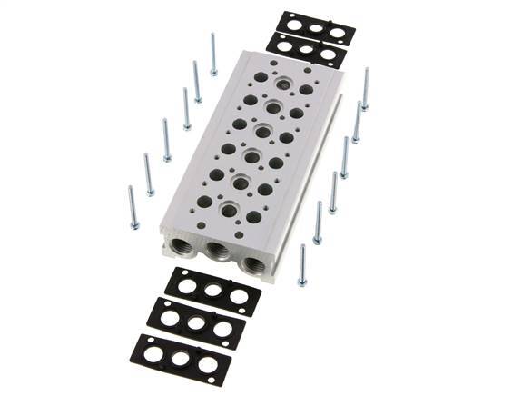 Manifold 6-Station YPC SF2000 5/2 5/3-way