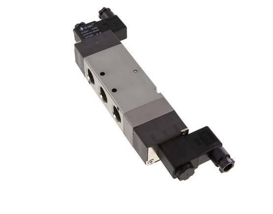 5/3 G1/2'' Exhaust Center Solenoid Valve 12V DC 1.5-8bar/21.0-112psi E.MC