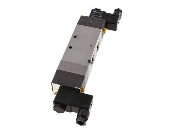 5/3 G1/2'' Exhaust Center Solenoid Valve 12V DC 1.5-8bar/21.0-112psi E.MC