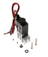 3/2 M5 NC Solenoid Valve 24V DC 0-8bar/0-112psi 2-pin Plug YPC