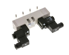 5/3 ISO 5599-1 Pressure Center Solenoid Valve 24V DC 2-10bar/28-140psi YPC