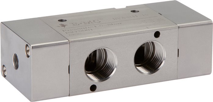 3/2 G1/2'' (G1/8'') Bistable Air Pilot Valve External Pilot 1.5-8bar/21.0-112psi E.MC