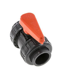 PVC 2-way Ball Valve True Union 32 mm Socket FKM