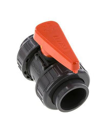 PVC 2-way Ball Valve True Union 40 mm Socket EPDM