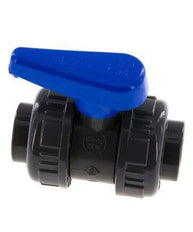PVC 2-way Ball Valve True Union 16 mm Socket EPDM
