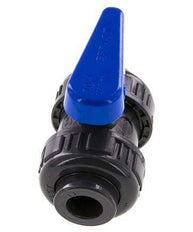 PVC 2-way Ball Valve True Union 16 mm Socket EPDM