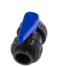 PVC 2-way Ball Valve True Union 32 mm Socket EPDM