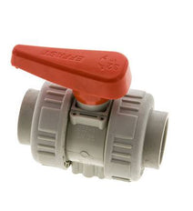 PP-H 2-way Ball Valve True Union Rp 1'' EPDM