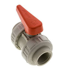 PP-H 2-way Ball Valve True Union Rp 1'' EPDM