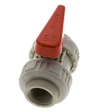 PP-H 2-way Ball Valve True Union Rp 1'' FKM