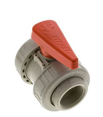 PP-H 2-way Ball Valve True Union Rp 1 1/2'' FKM