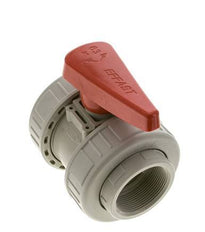 PP-H 2-way Ball Valve True Union Rp 2'' FKM