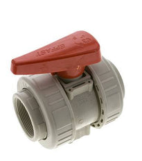 PP-H 2-way Ball Valve True Union Rp 2'' FKM