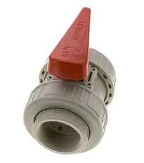 PP-H 2-way Ball Valve True Union Rp 2'' FKM
