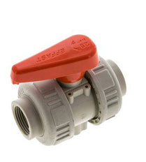 PP-H 2-way Ball Valve True Union Rp 3/4'' EPDM