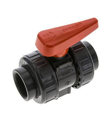 PVC 2-way Ball Valve True Union Rp 1 1/4'' EPDM