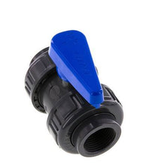 PVC 2-way Ball Valve True Union Rp 1'' EPDM