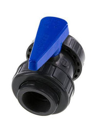 PVC 2-way Ball Valve True Union Rp 1 1/2'' EPDM