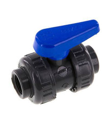 PVC 2-way Ball Valve True Union Rp 1/2'' EPDM