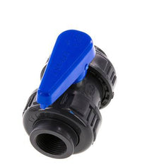 PVC 2-way Ball Valve True Union Rp 3/4'' EPDM