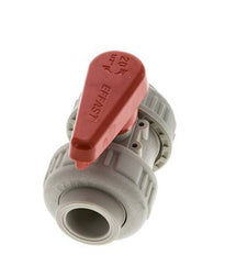 PP-H 2-way Ball Valve True Union 20 mm EPDM