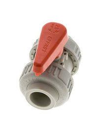 PP-H 2-way Ball Valve True Union 25 mm EPDM