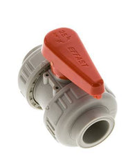 PP-H 2-way Ball Valve True Union 25 mm FKM