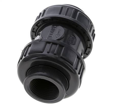 PVC Check Valve Rp 1'' 0.012-16bar (0.17-232psi)