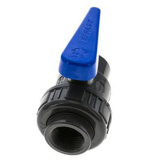 PVC 2-way Ball Valve Single Union Rp 1'' EPDM